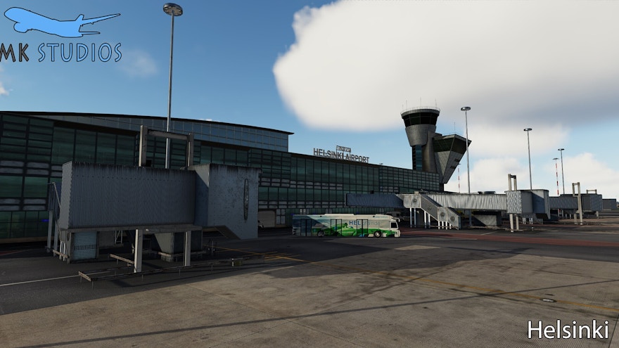 MK-Studios Releases Helsinki Airport for Prepar3D