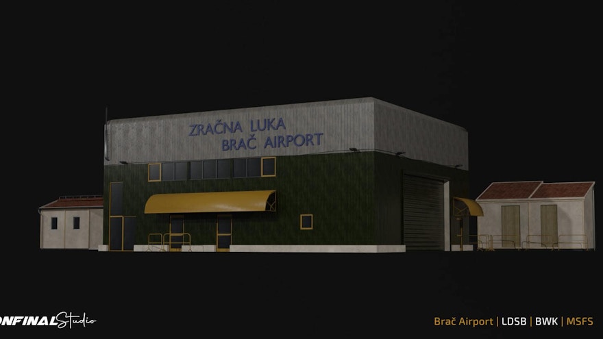 Onfinal Studio Announces Brač Airport for MSFS