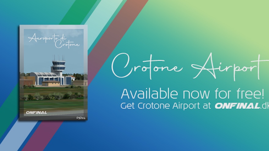Onfinal Studio Releases Crotone Airport (LIBC) for Free on Prepar3D