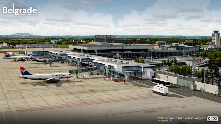 Orbx Announces LYBE Belgrade Airport for Prepar3D V4