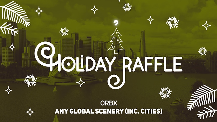 FSElite 2020 Holiday Raffle: Orbx – Any Global Product (Including Cities)