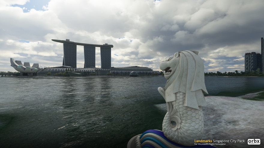 New Previews of Orbx Landmarks Singapore City Pack