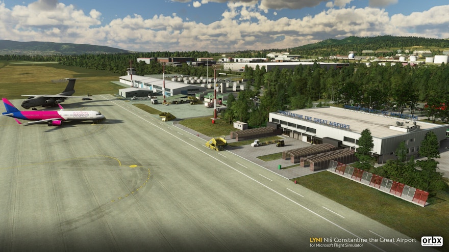 Orbx Announces Niš Constantine the Great Airport for MSFS