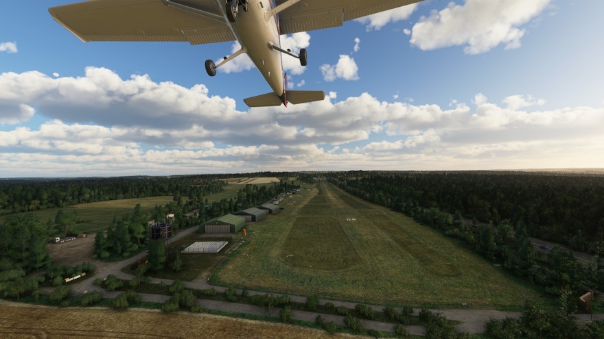 Popham Airfield by Burning Blue Design Released for MSFS