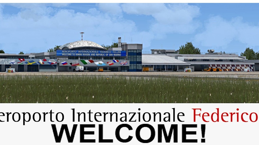 RFSceneryBuilding Releases LIPR Federico Fellini International Airport for FSX/P3D