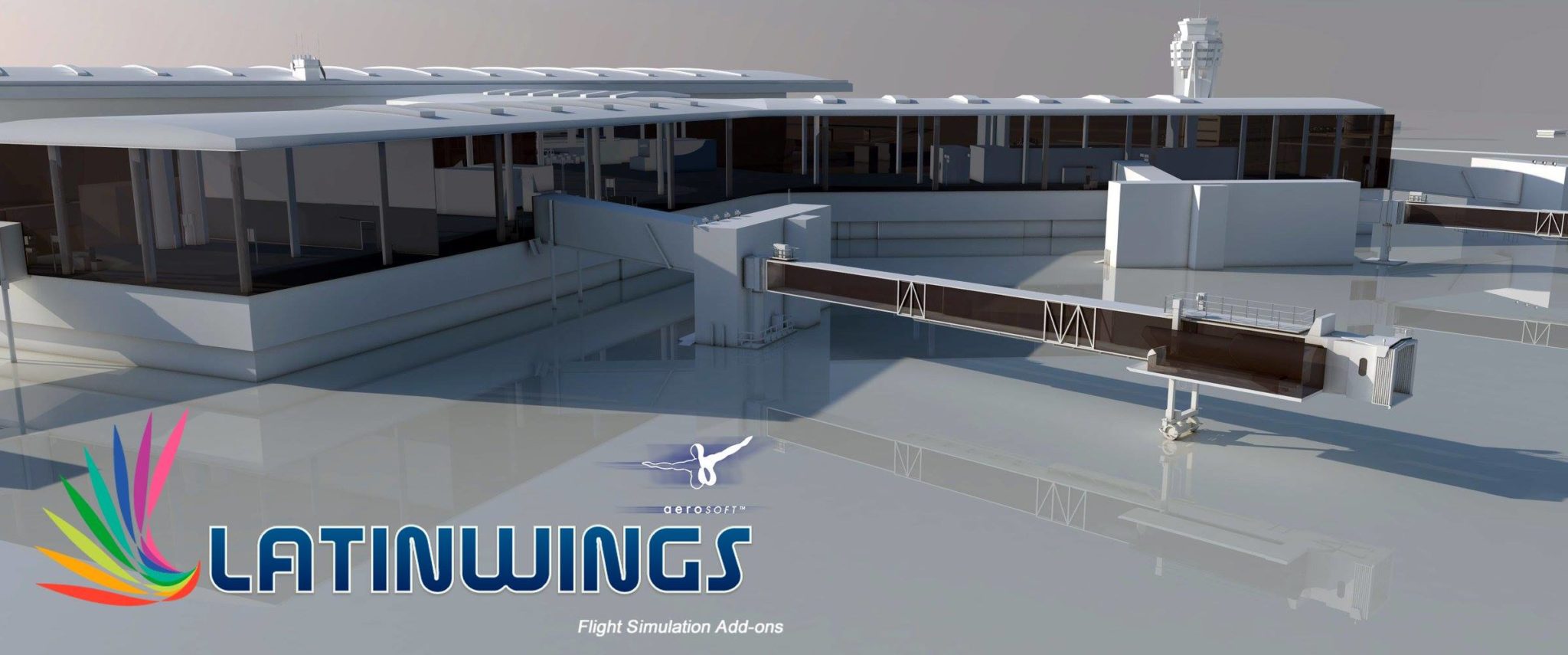 Renders of Latinwings Santiago De Compostela Airport (LEST) FSElite