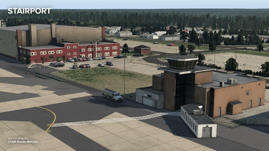 Stairport Sceneries Greater Moncton In Beta for XPL, Coming to MSFS