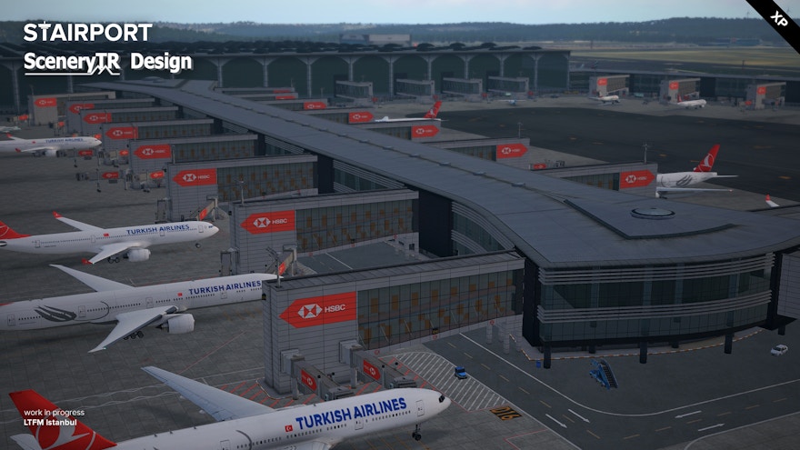 Stairport Sceneries Announces Airport Istanbul XP