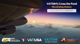 [Watch Live] VATSIM Cross the Pond: Pilot Briefing Webinar Happening This Weekend