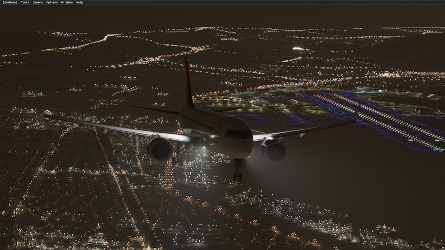 Whiskey Jet Simulations A220 Night Previews and Animation Video