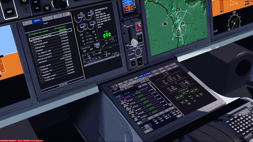 Whiskey Jet Simulations Shares Preview Video of Synoptic Pages on A220