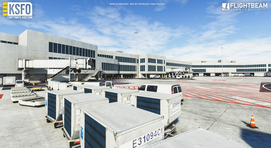 New Flightbeam KSFO Terminal Previews