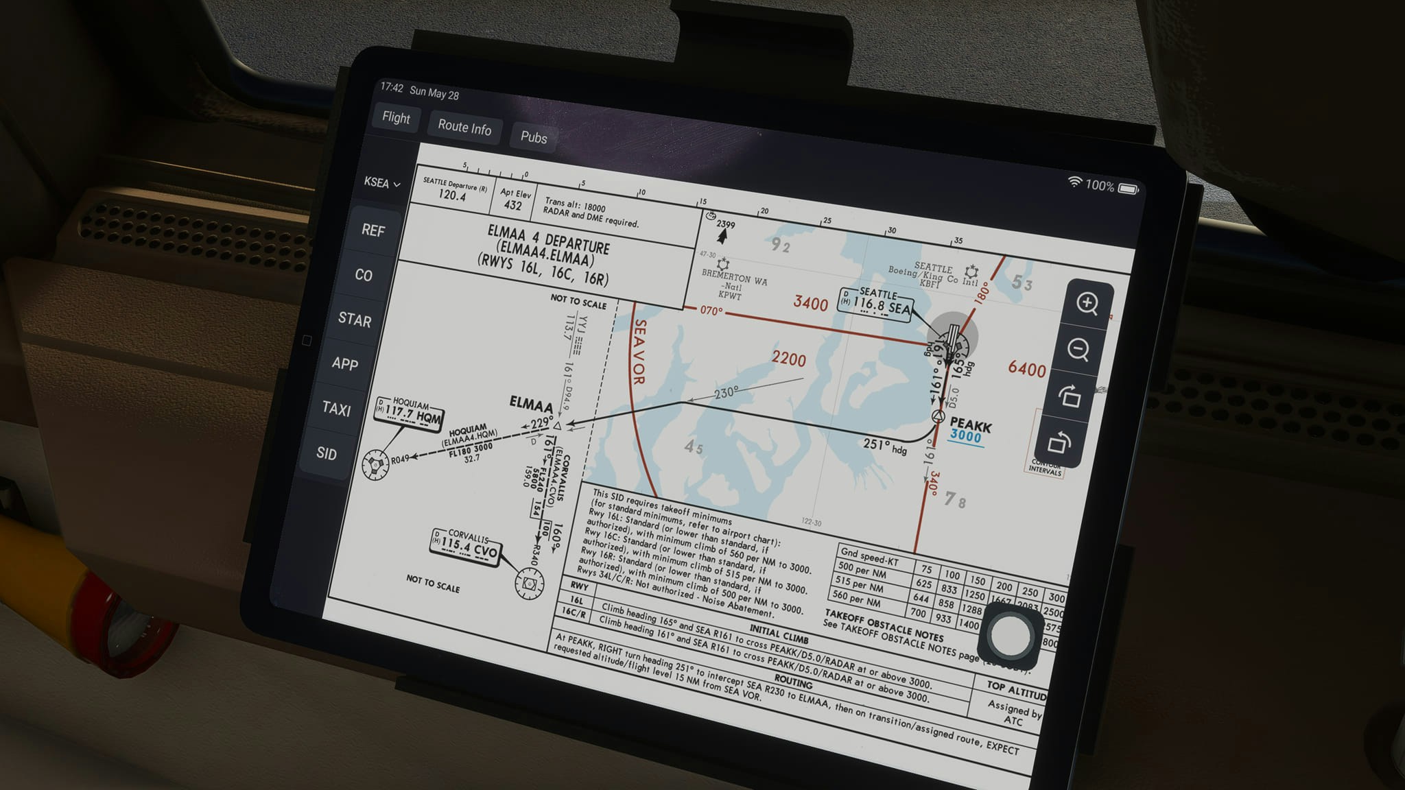 Salty Simulations Developing EFB Tablet for the 747-8i Freeware Mod