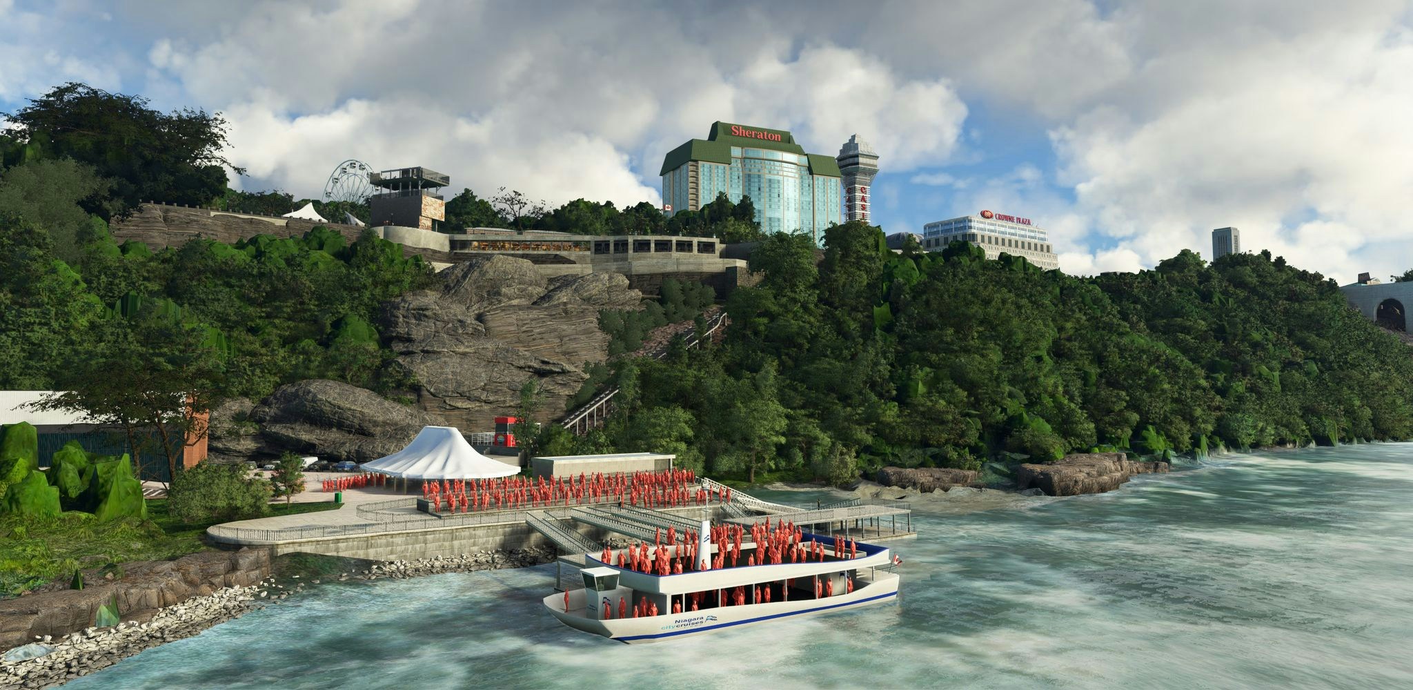 Niagara Falls City Pack & Heliport Released for MSFS