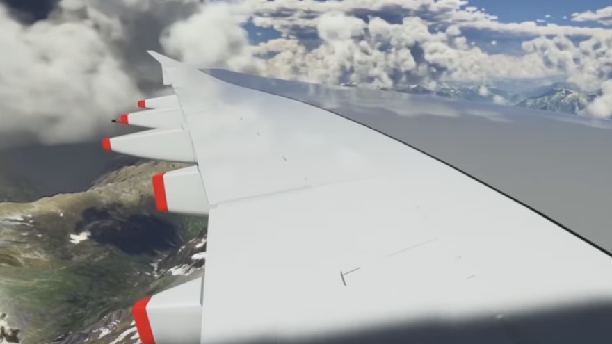 FlyByWire Simulations Previews A380 Wing Flex