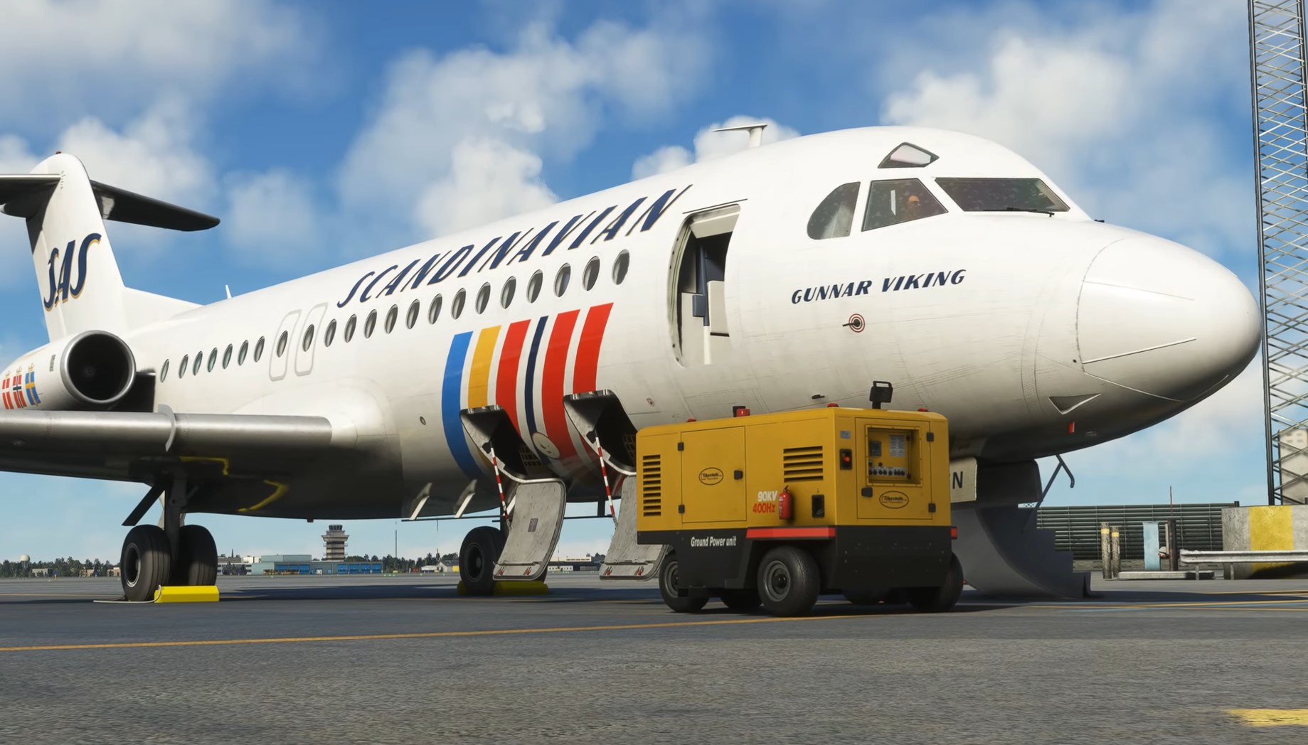 Just Flight Shares Development Update Video on the Fokker F28 ...