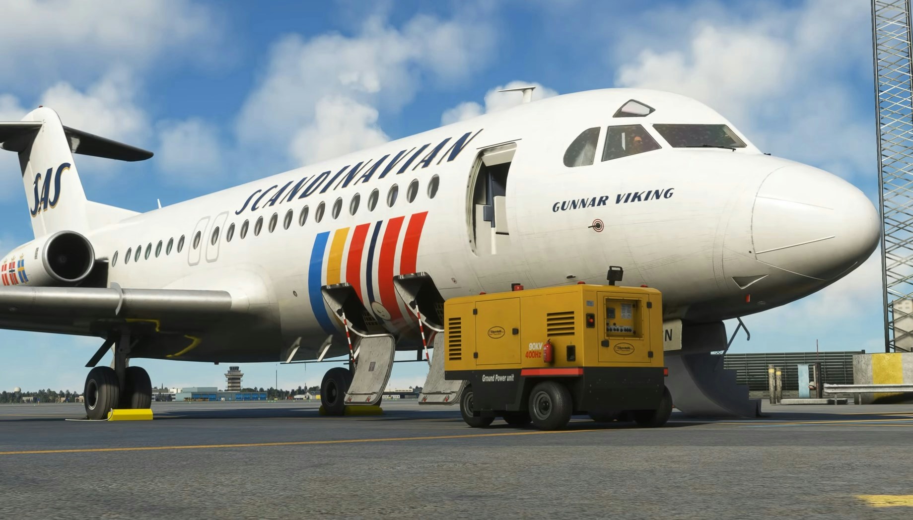 Just Flight Previews Sounds for Upcoming Fokker F28 Fellowship for MSFS