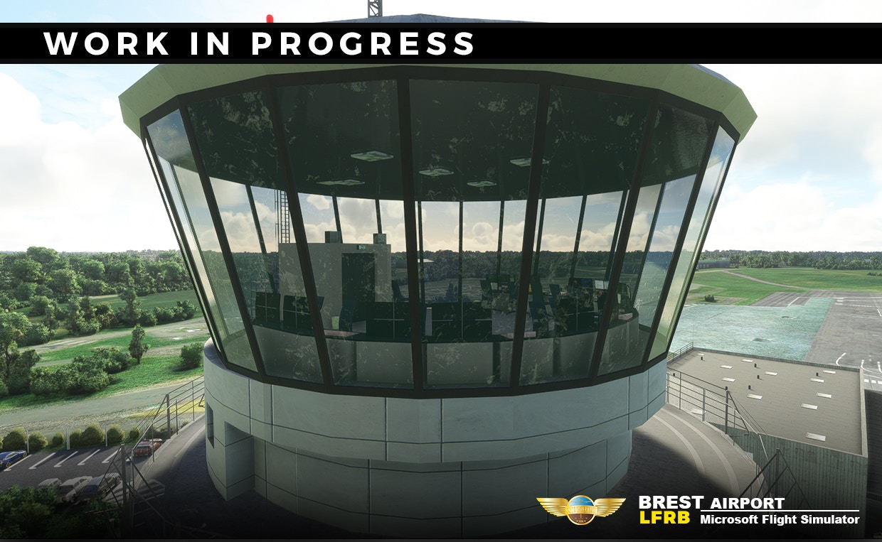 Pilot Experience Sim Previews Brest Bretagne Airport