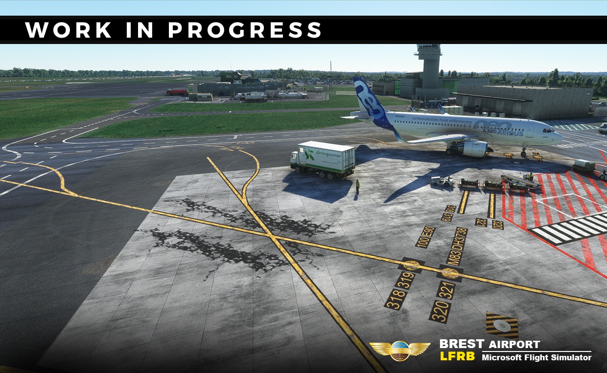 Pilot Experience Sim Previews Brest Bretagne Airport