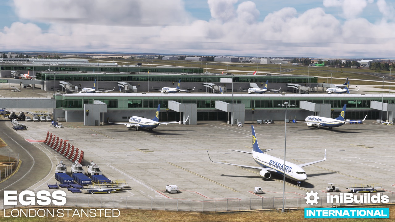 iniBuilds Releases Stansted Airport for MSFS