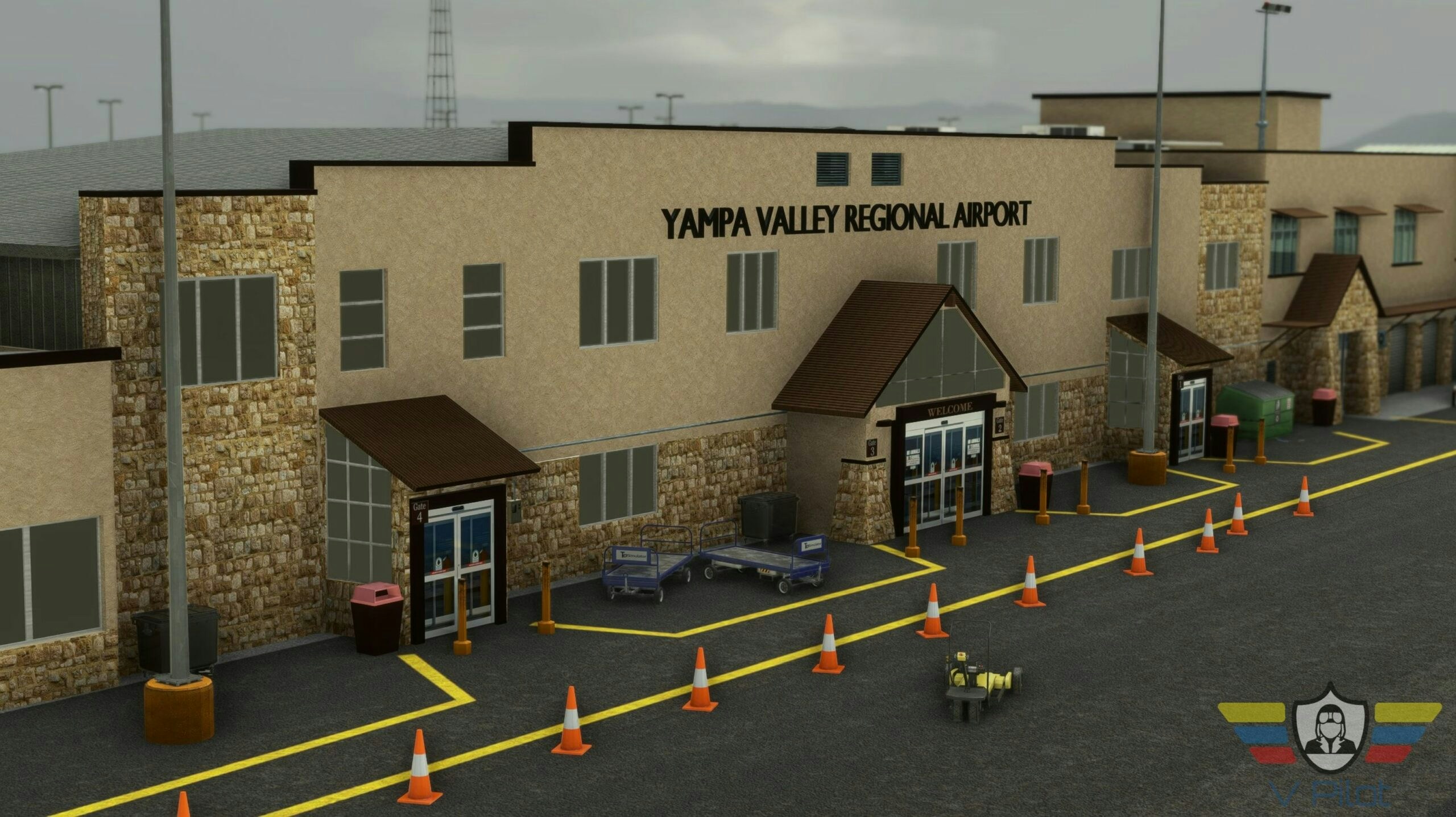 V Pilot Designs Releases Yampa Valley Airport for MSFS