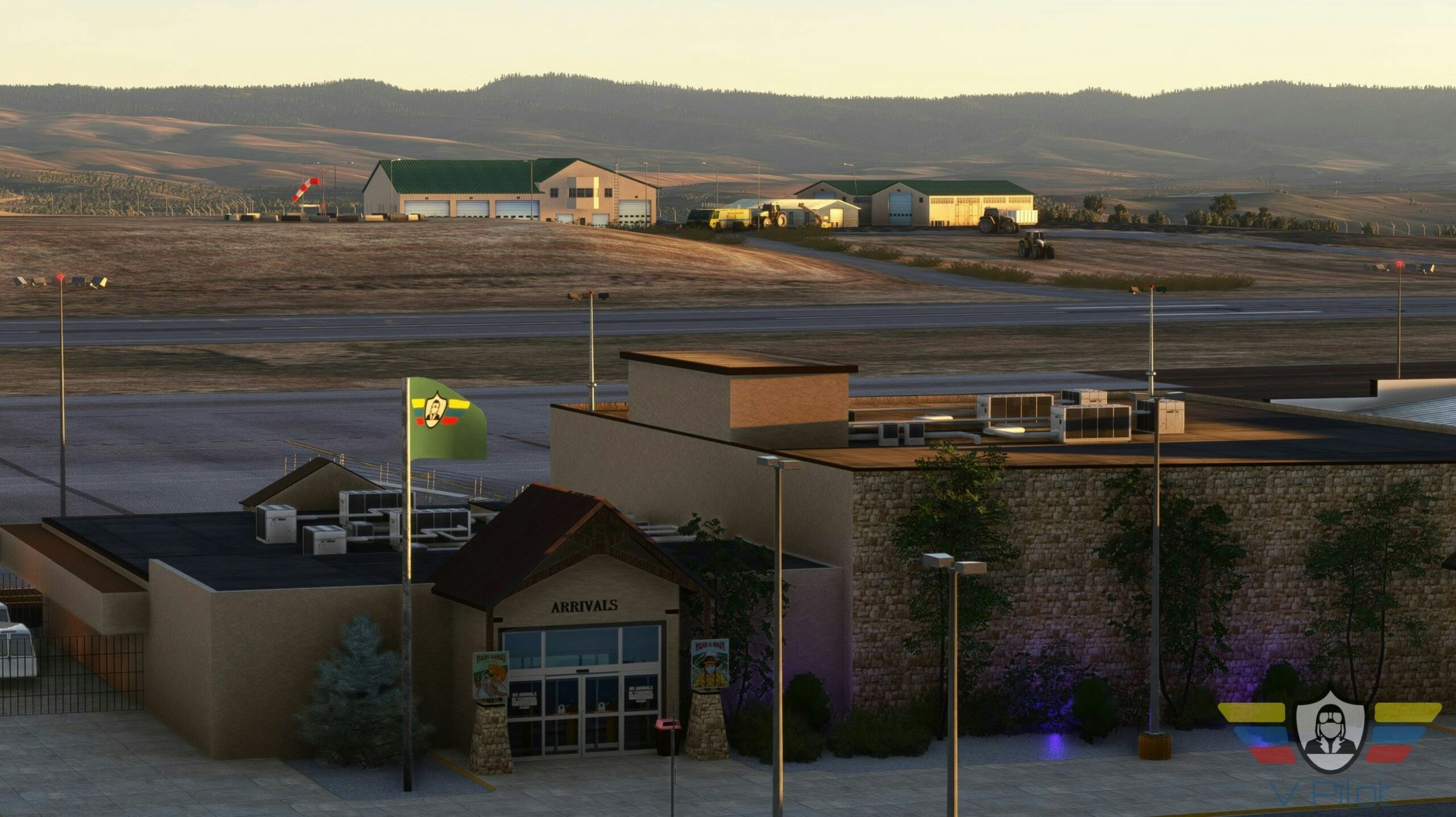 V Pilot Designs Releases Yampa Valley Airport for MSFS