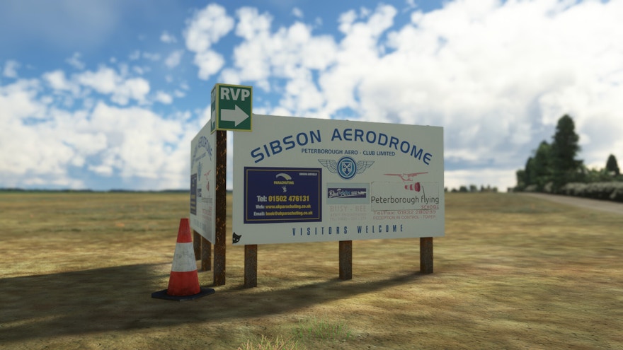 Burning Blue Design Releases Sibson Aerodrome for MSFS