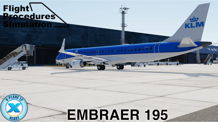 Flight Procedures Simulations Releases Embraer E195 for X-Plane 12
