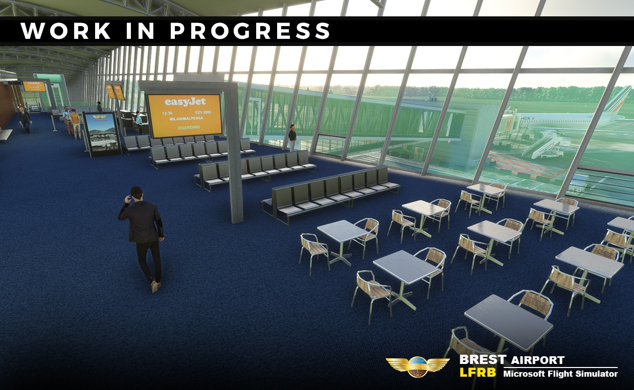 Pilot Experience Sim Previews Brest Airport for MSFS