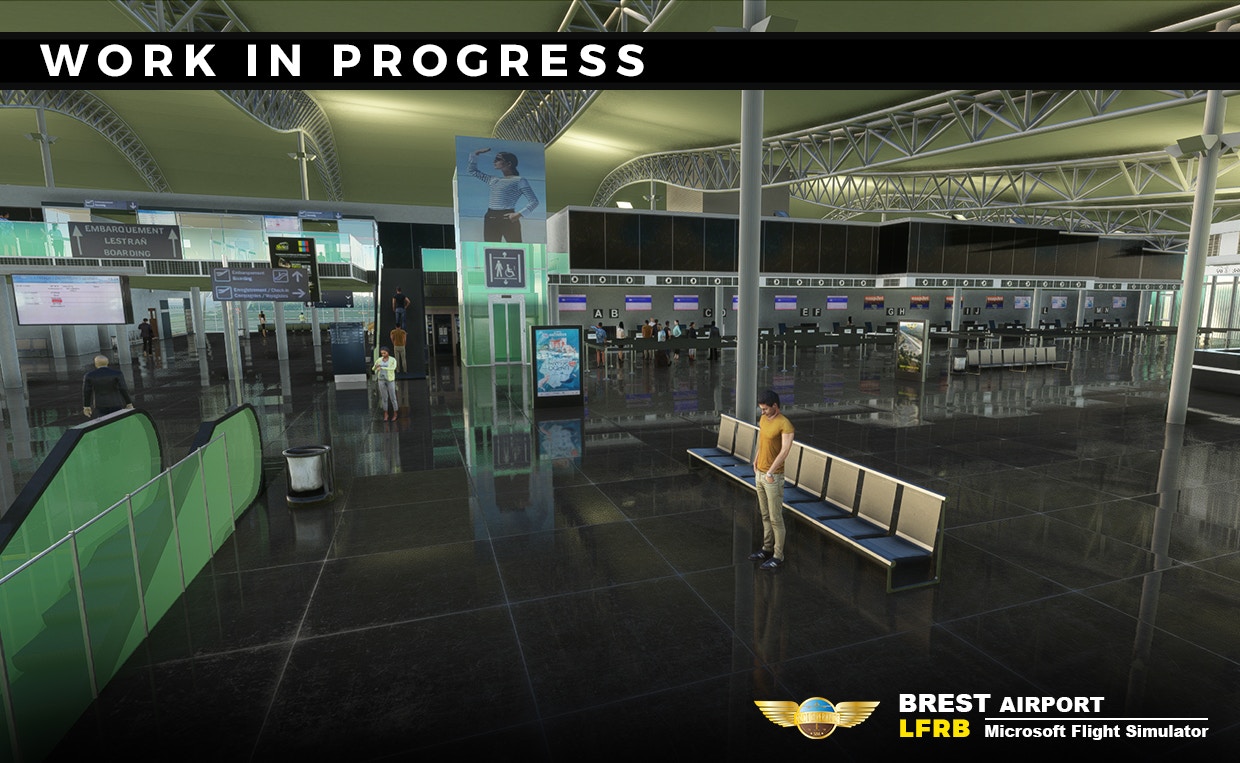 Pilot Experience Sim Previews Brest Airport for MSFS