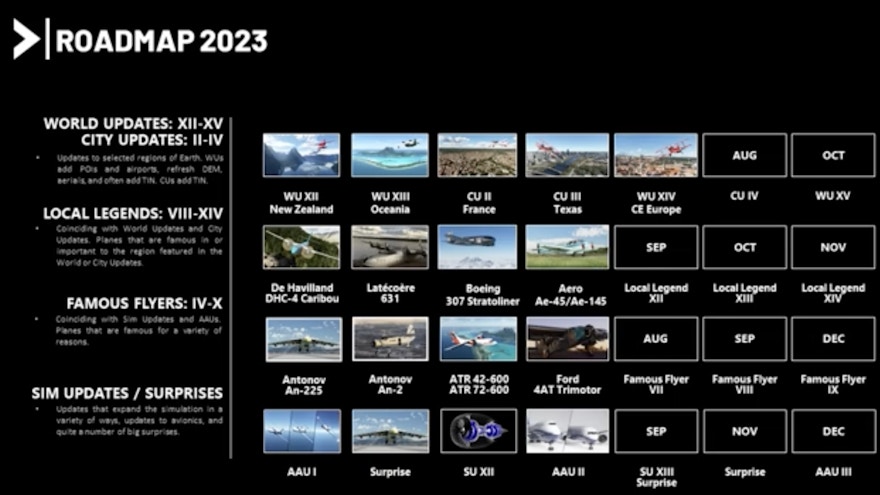 Microsoft Shares MSFS Product Roadmap, Announcing World Update 14 and New Local Legend Aircraft
