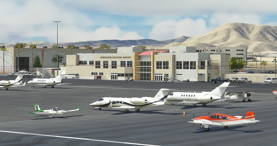 UK2000 Scenery Releases Henderson Executive Airport for MSFS