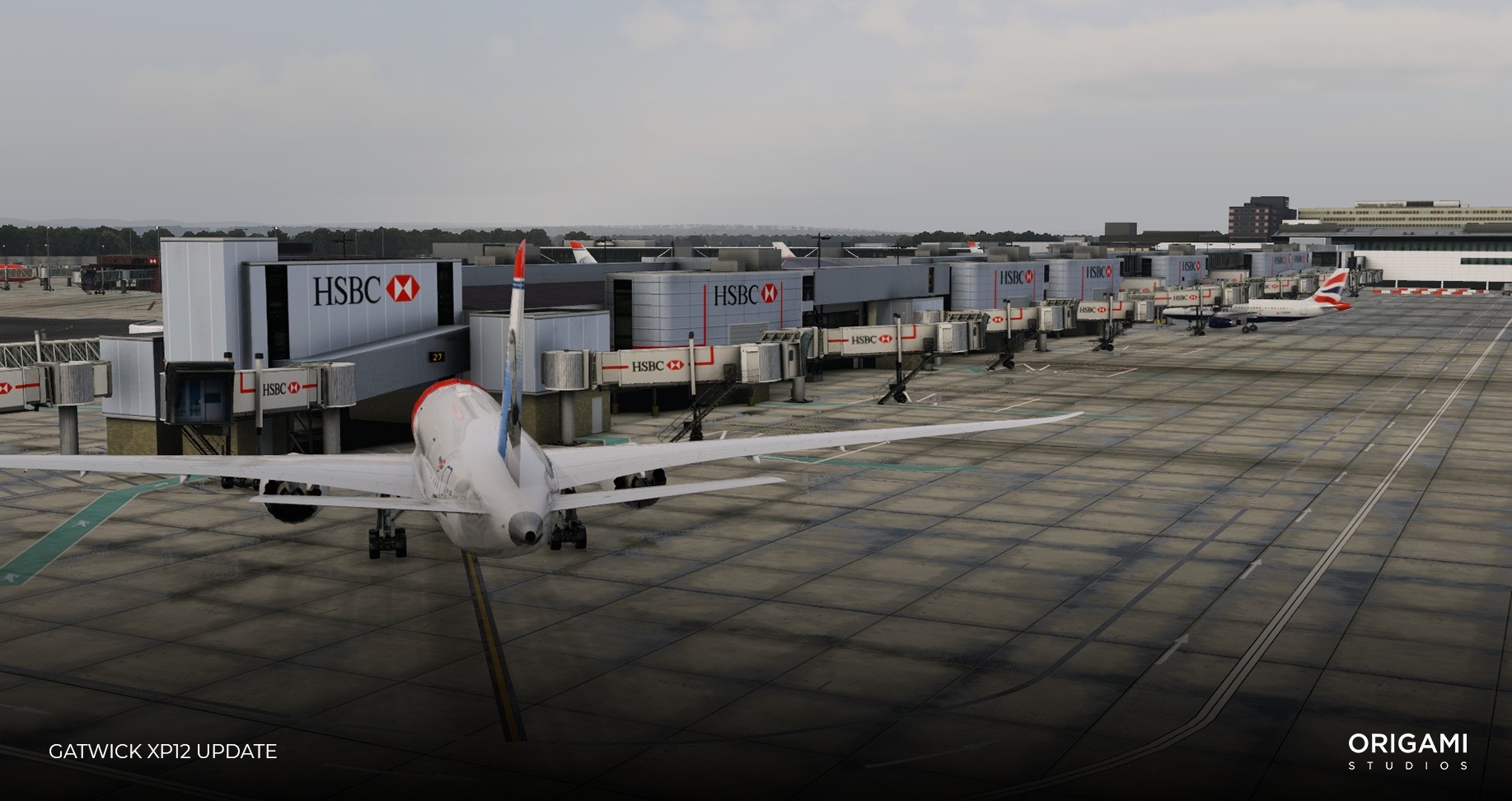Origami Studios Shares Previews of Gatwick Airport in XPL12