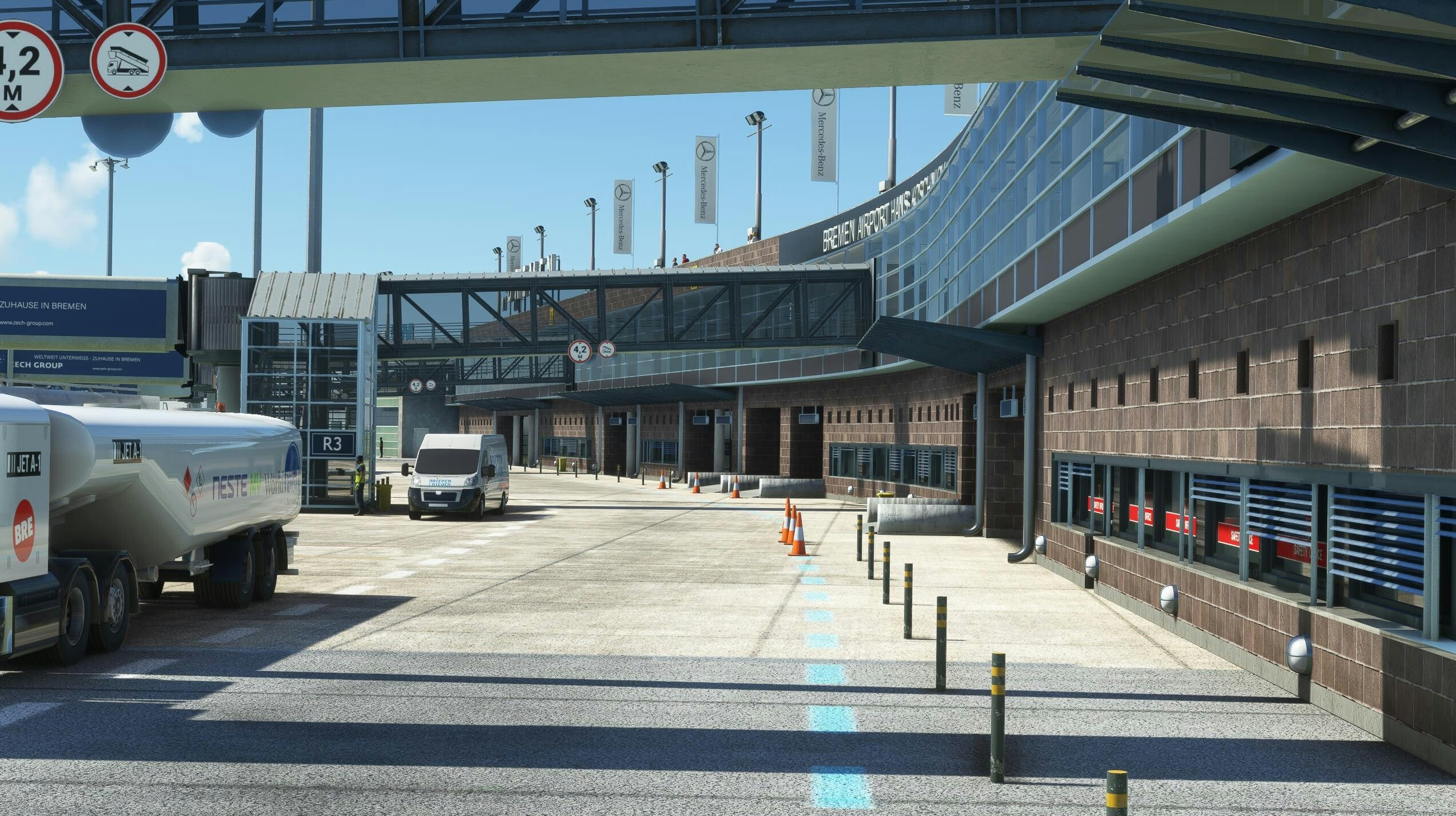 Beautiful Model of the World Updates Bremen Airport