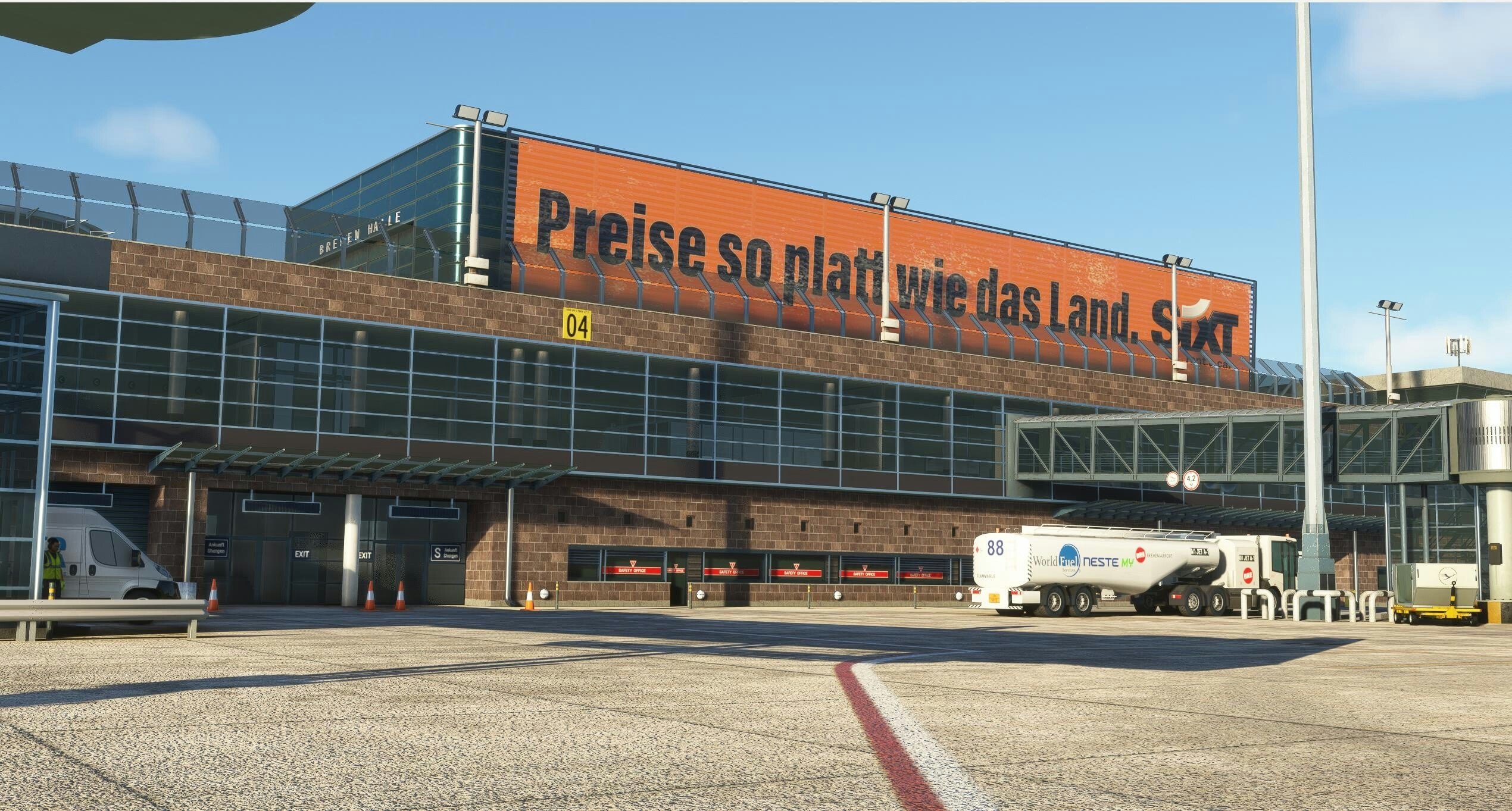 Beautiful Model of the World Updates Bremen Airport