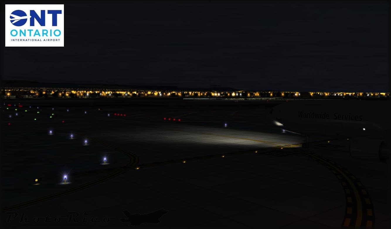 Photorico Scenery Release Ontario Intl Airport for P3D
