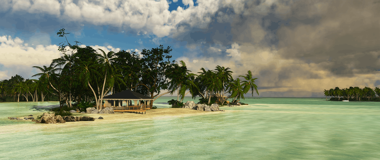 Cli4D Designs Release Bora Bora Improvement Project for MSFS