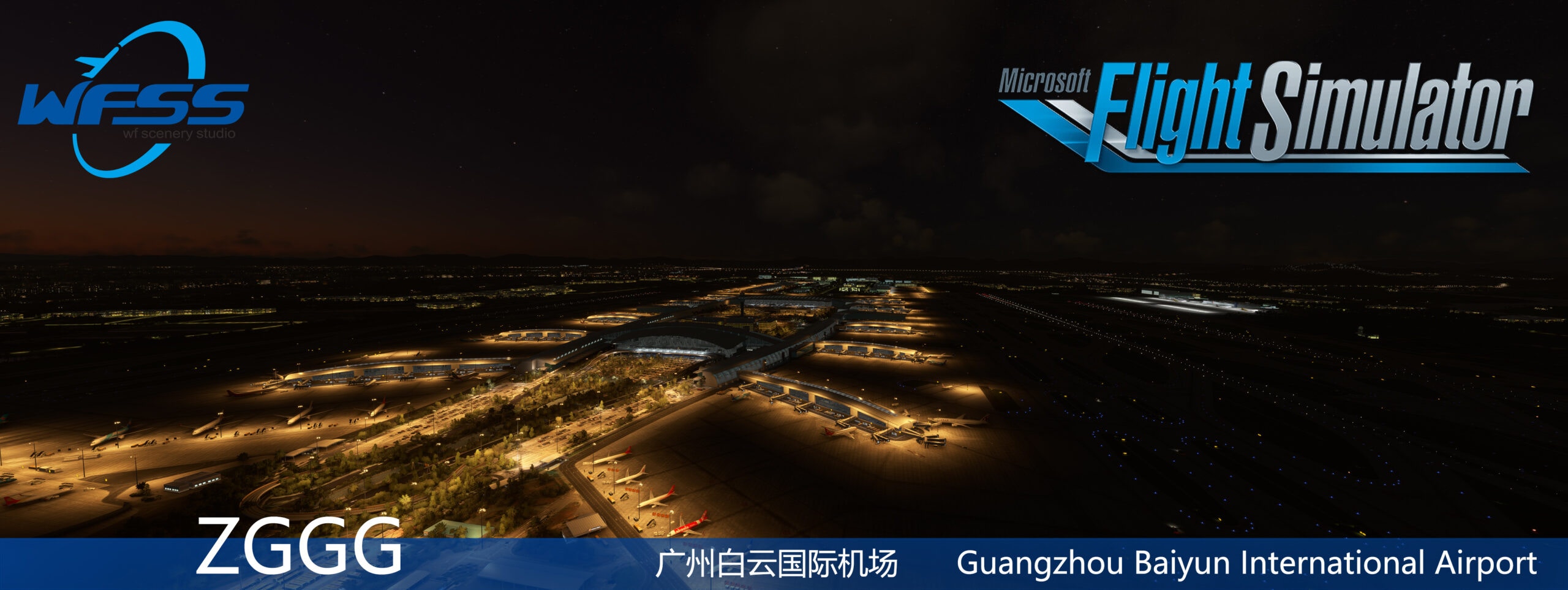 WF Scenery Studio Releases Guangzhou Baiyun for MSFS
