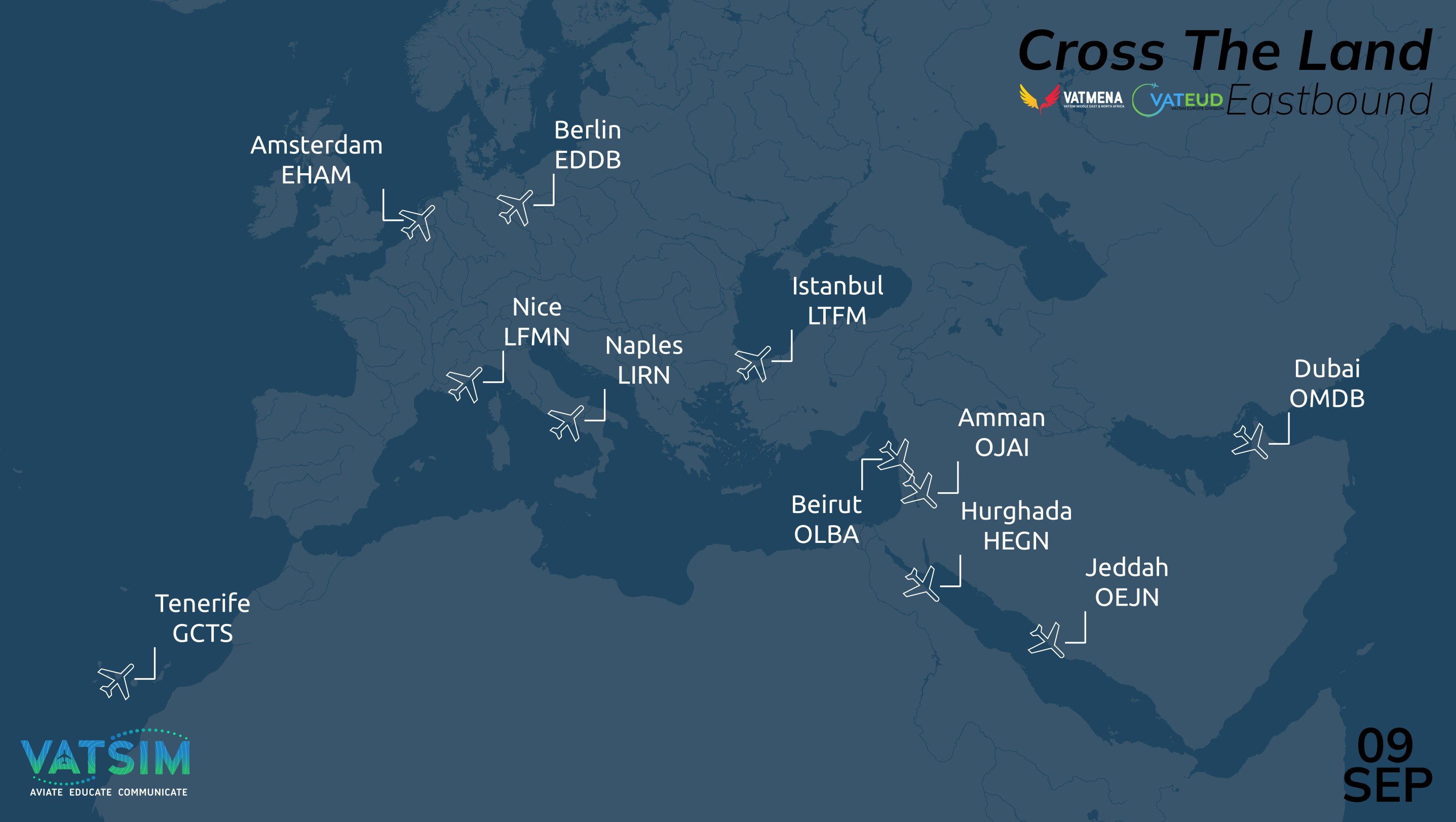 VATSIM’s Cross the Land is Back - and Slots Are Available