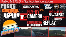 FlightControlReplay v5 Summer Update Now Out Adding Fly-By Camera