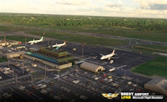Pilot Experience Sim Brest-Bretagne Airport Released