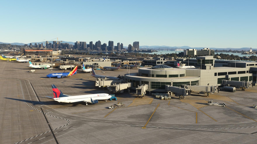 BMWorld & AmSim Release San Diego International Airport for MSFS