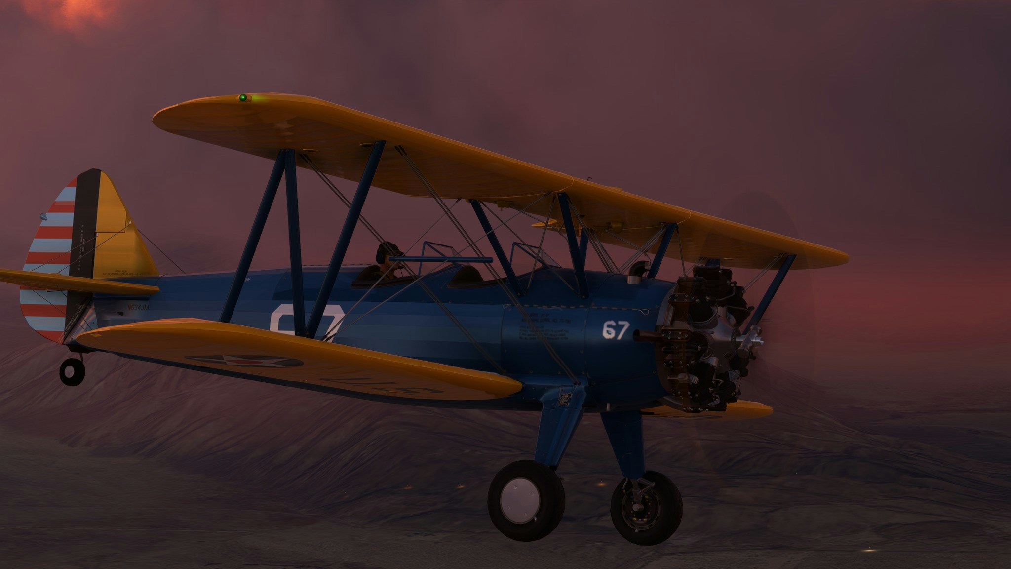 Golden Age Simulations Previews Upcoming Boeing Stearman Model 75