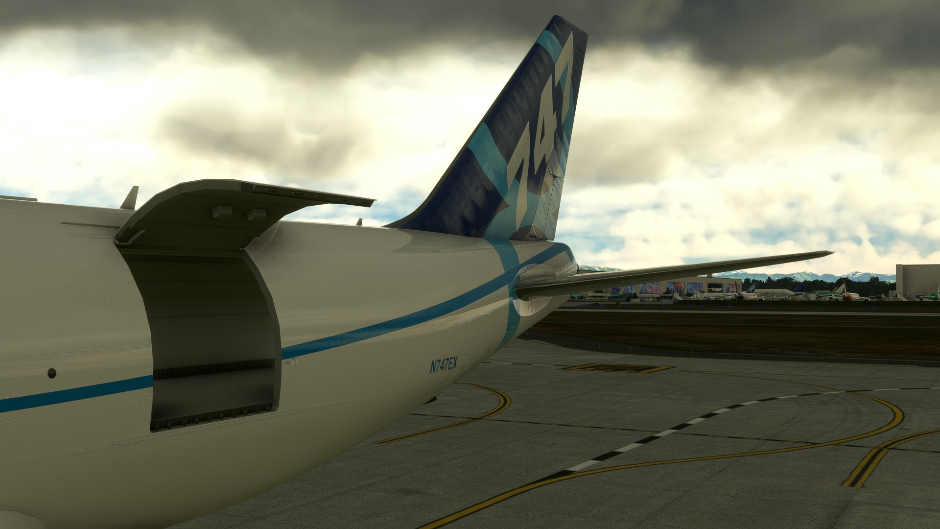 Horizon Sim Shares New Previews of the 747-8F Mod for MSFS