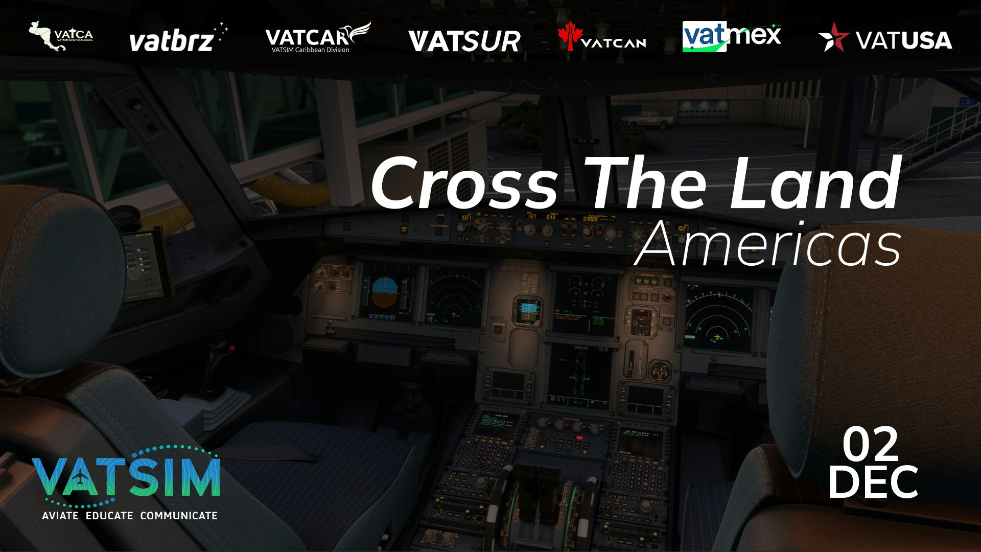 VATSIM Cross The Land: Americas Announced