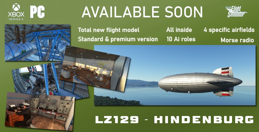RedWing Tease Upcoming LZ129 Hindenburg for MSFS
