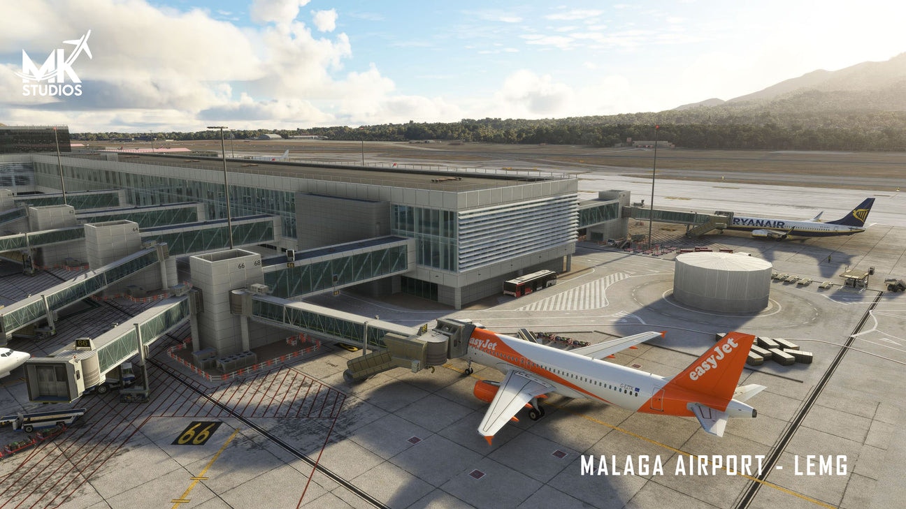 MK-Studios Releases Malaga Airport for MSFS