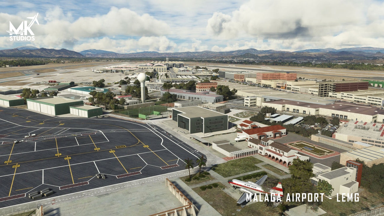 MK-Studios Releases Malaga Airport for MSFS