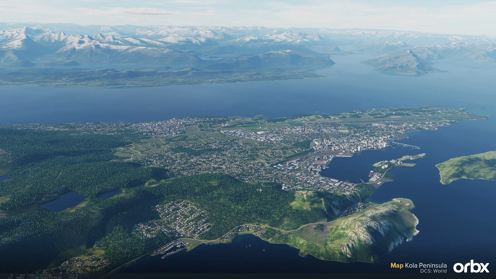 Orbx Surfaces New Previews of Kola Peninsula Map for DCS