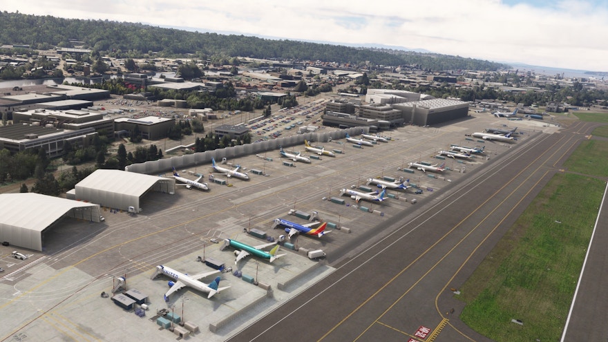 Drzewiecki Design Releases Boeing Field for MSFS